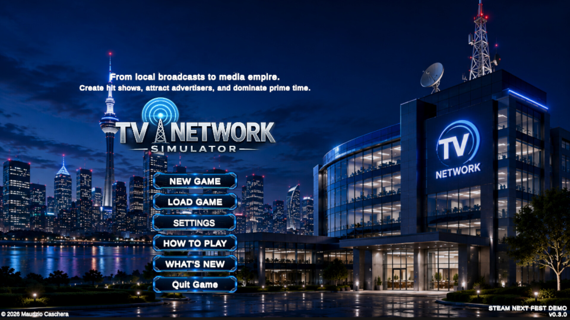 TV Network Simulator trailer