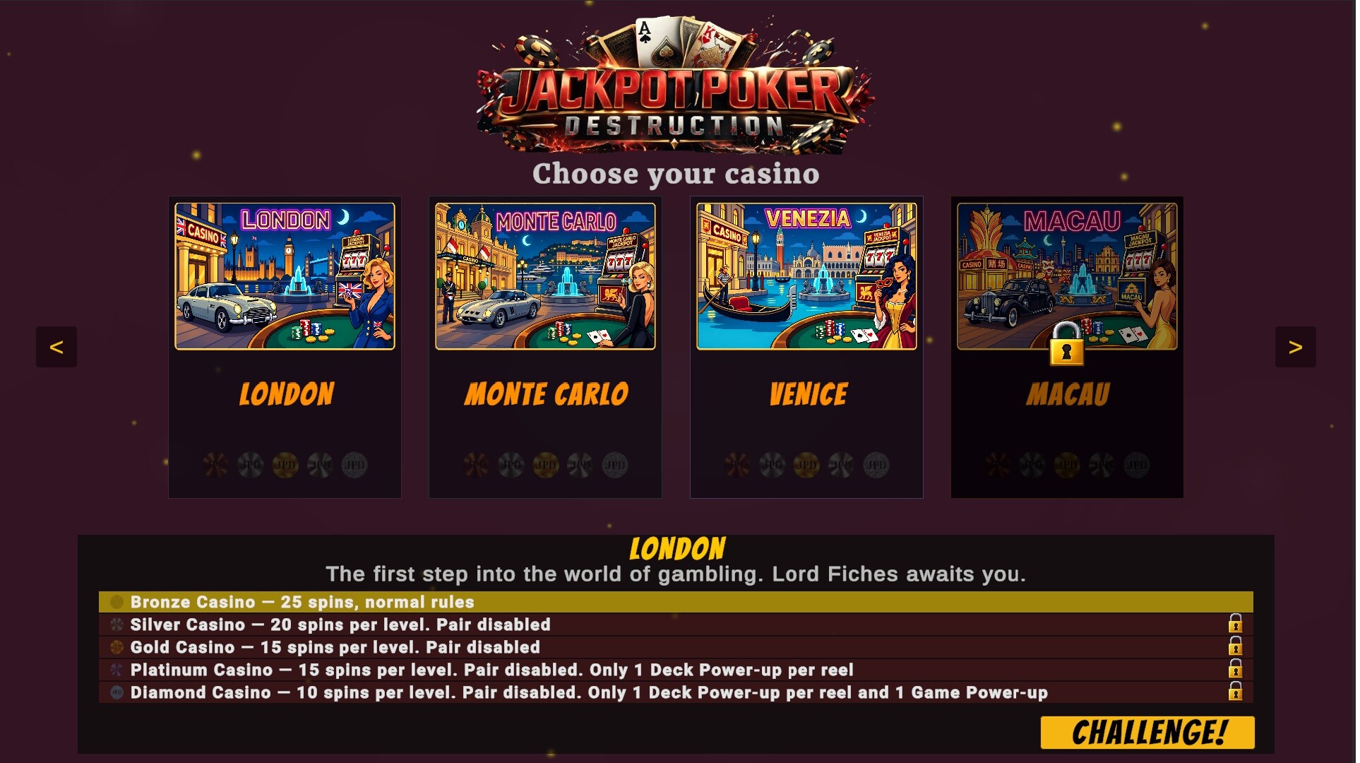 Jackpot Poker Destruction screenshot 3