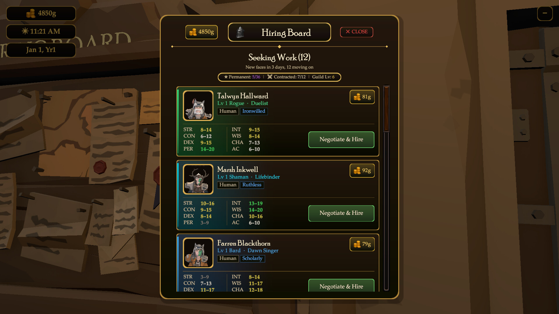 Bramblewick: Guild Management Simulator screenshot 3