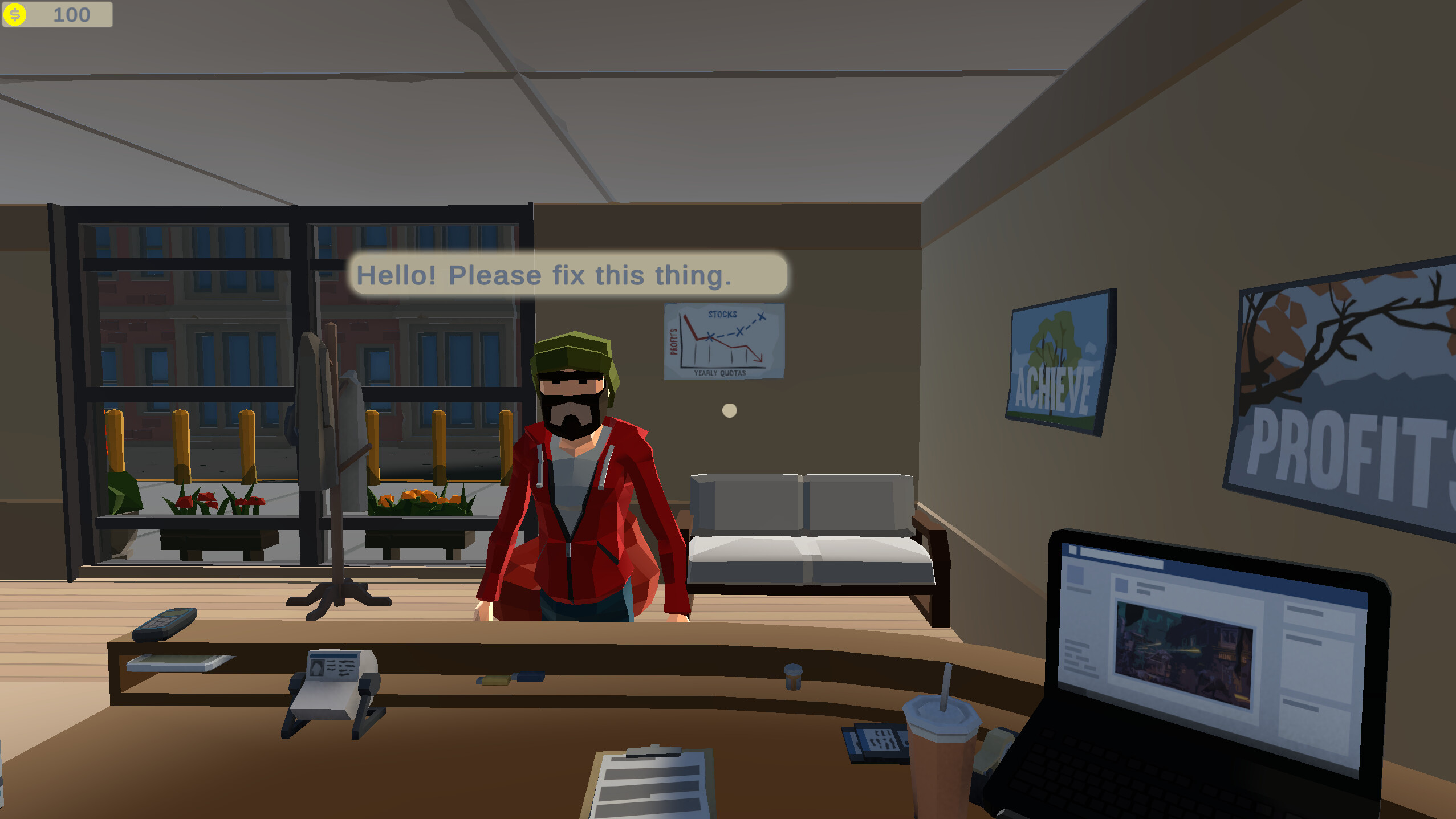 Repair shop simulator trailer
