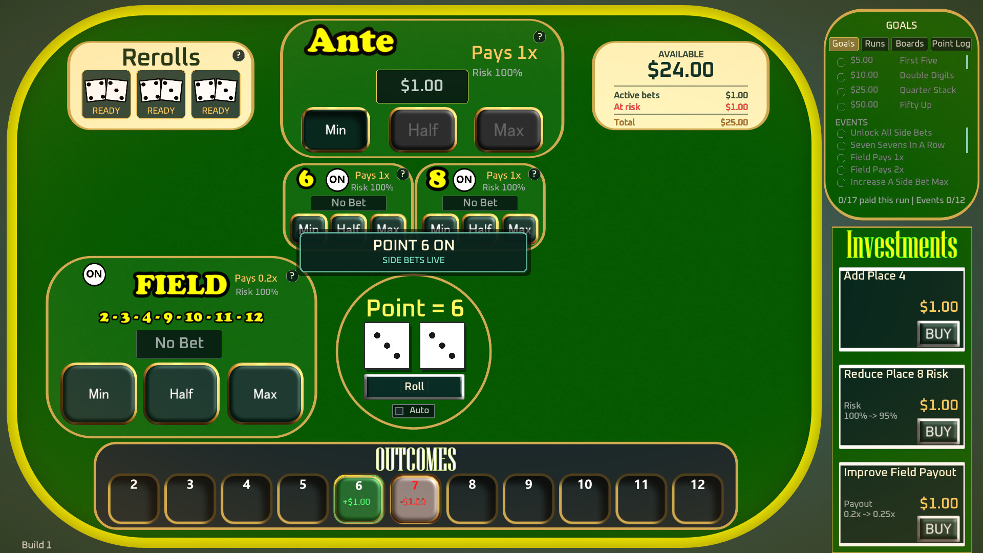 Incrementable Craps trailer