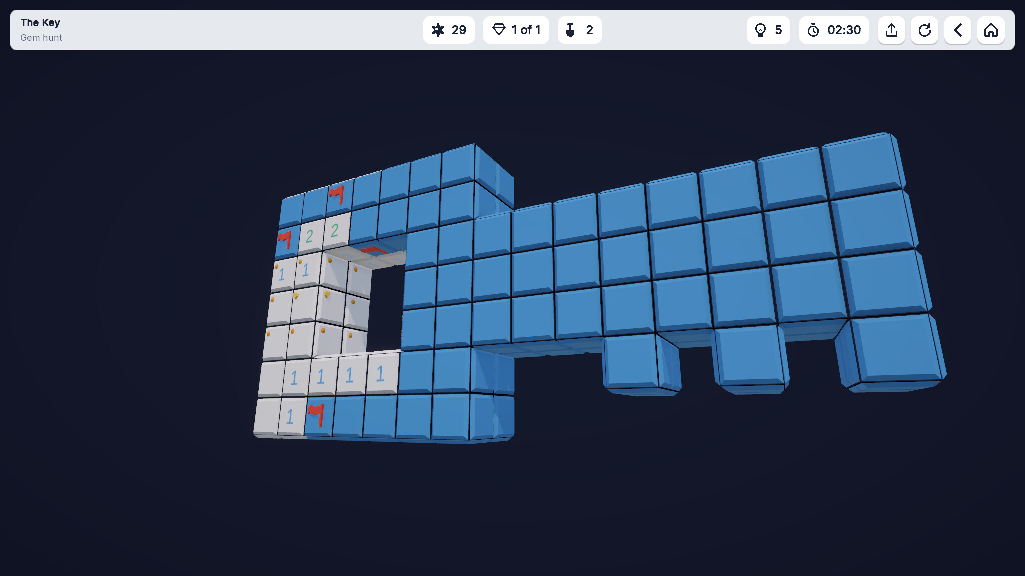 Cube Sweeper: 3D Minesweeper screenshot 4