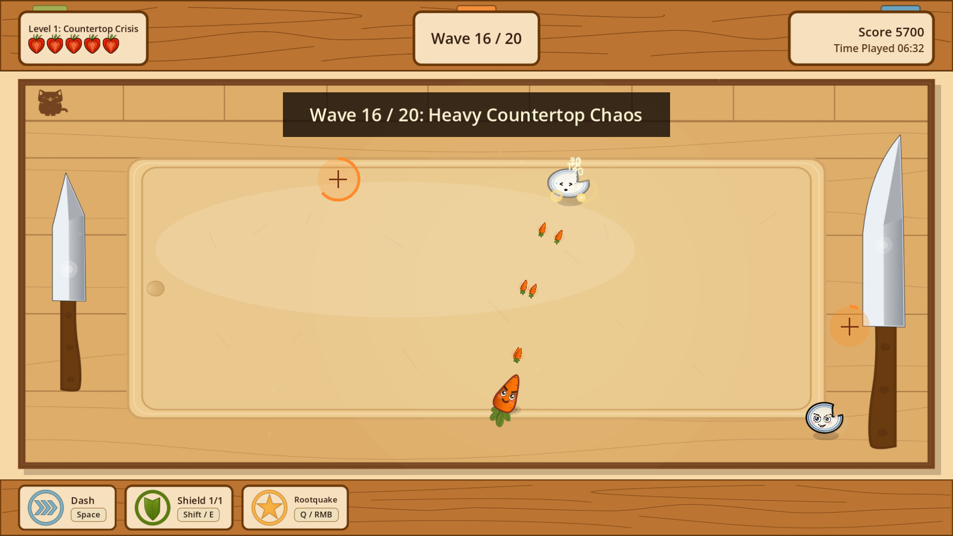 Brave Vegetable: Kitchen Escape screenshot 2
