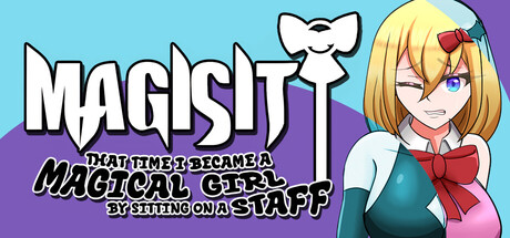 Cover art from Magisit: That time I became a magical girl by sitting on a staff -  Remastered