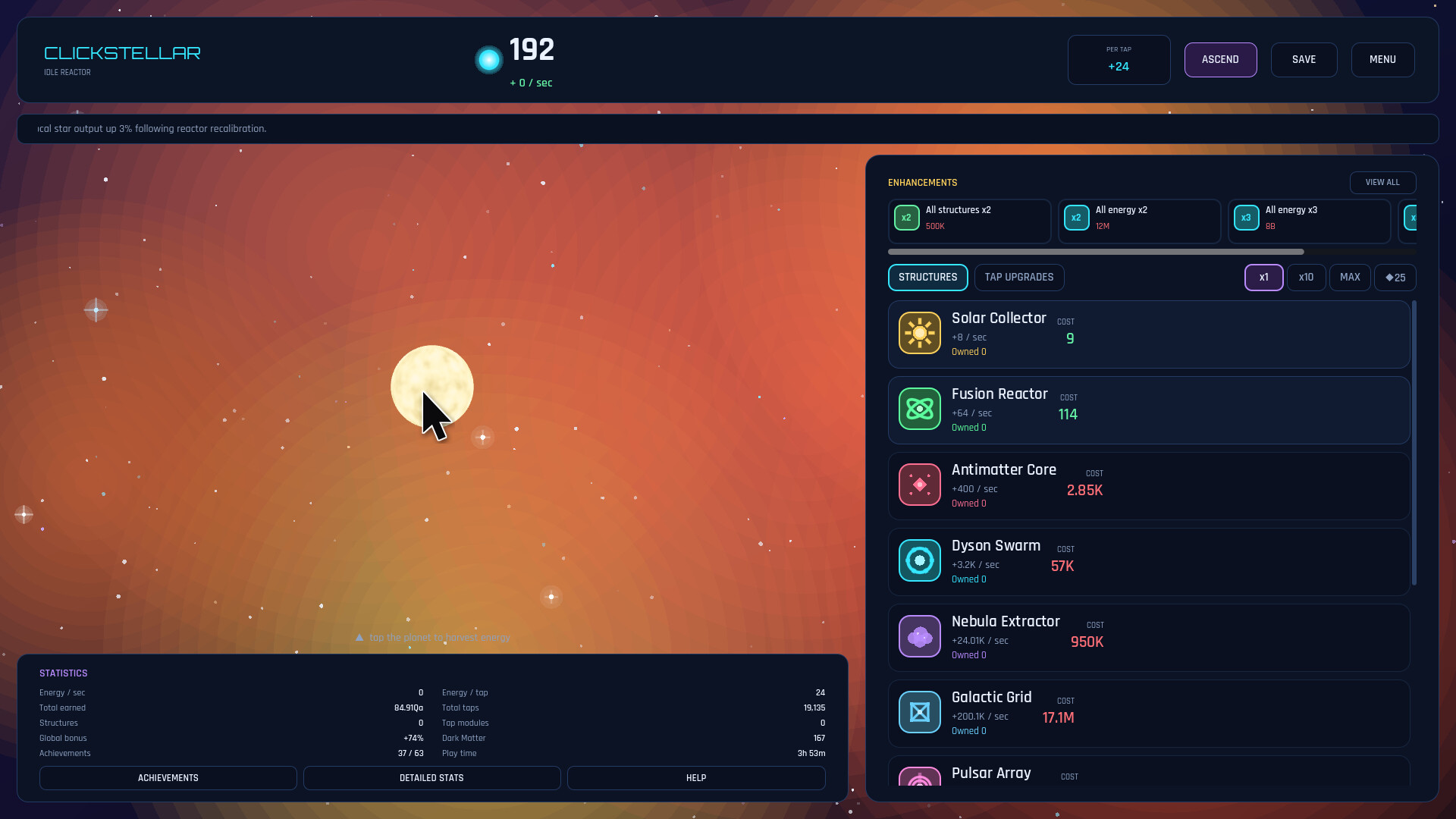 Clickstellar trailer