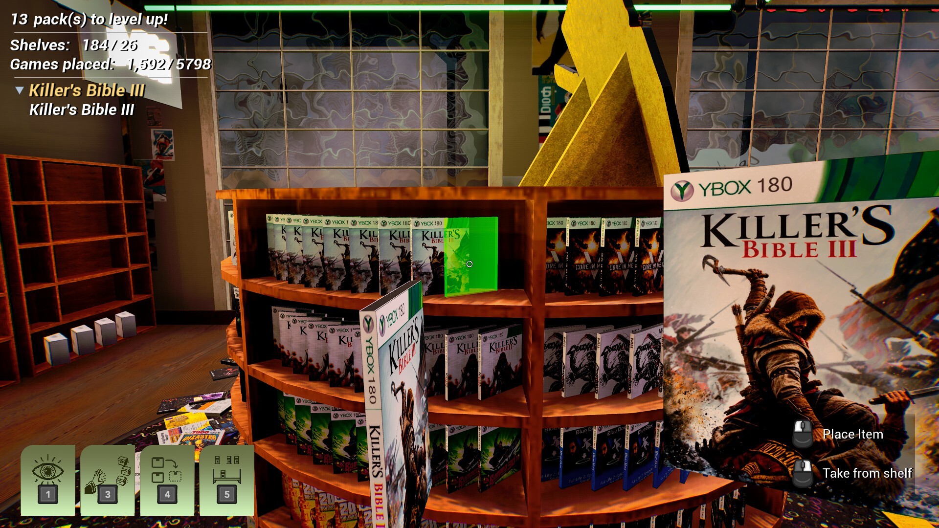 MY CAT SCATTERED GAMES: Tidy Videogame Supermarket screenshot 4