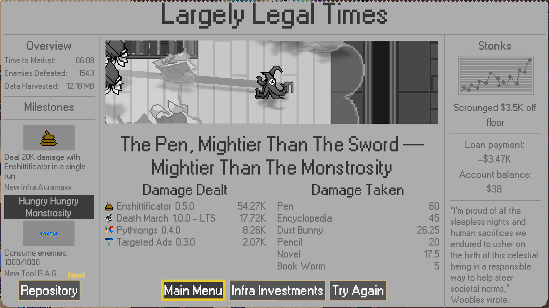 Largely Legal Monstrosity screenshot 5