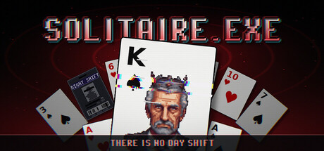 Cover art from SOLITAIRE.EXE: A Roguelike on the Night Shift
