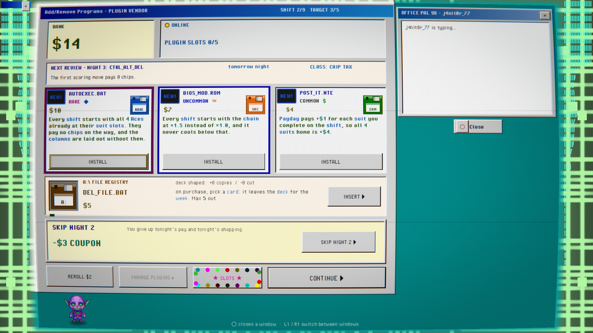 SOLITAIRE.EXE: A Roguelike on the Night Shift screenshot 3