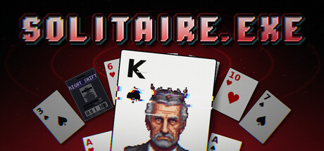 Cover art from SOLITAIRE.EXE: A Roguelike on the Night Shift
