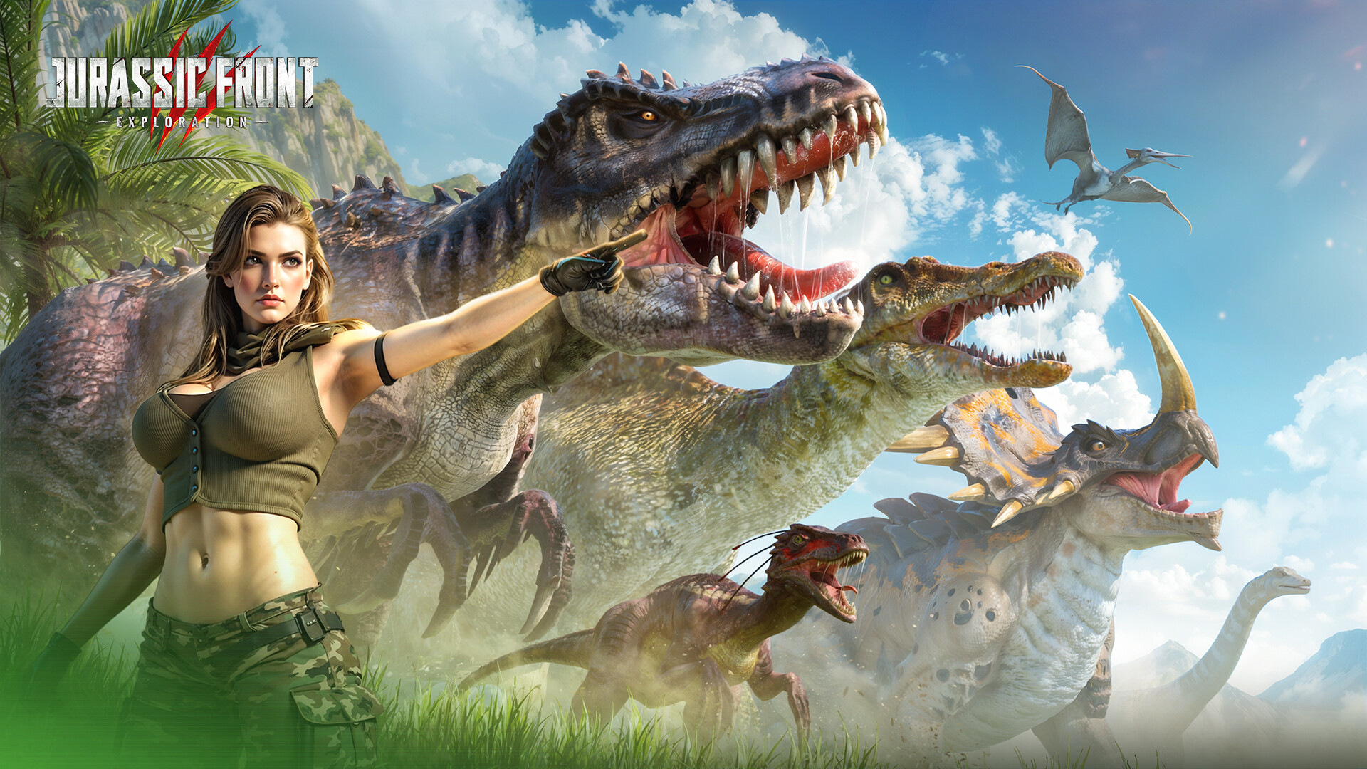 Jurassic Front-Survival screenshot 4