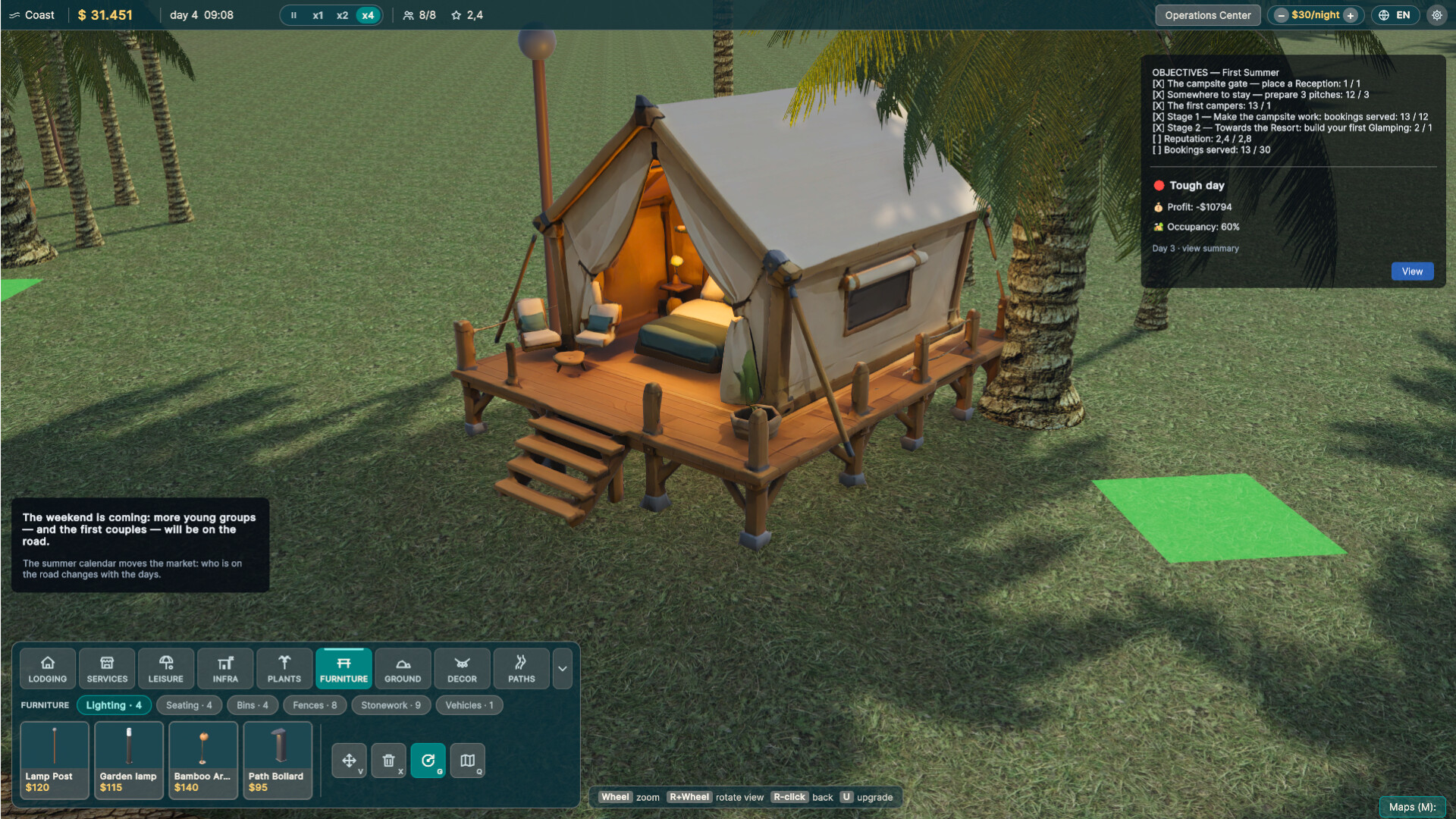 Camping Resort Simulator screenshot 4
