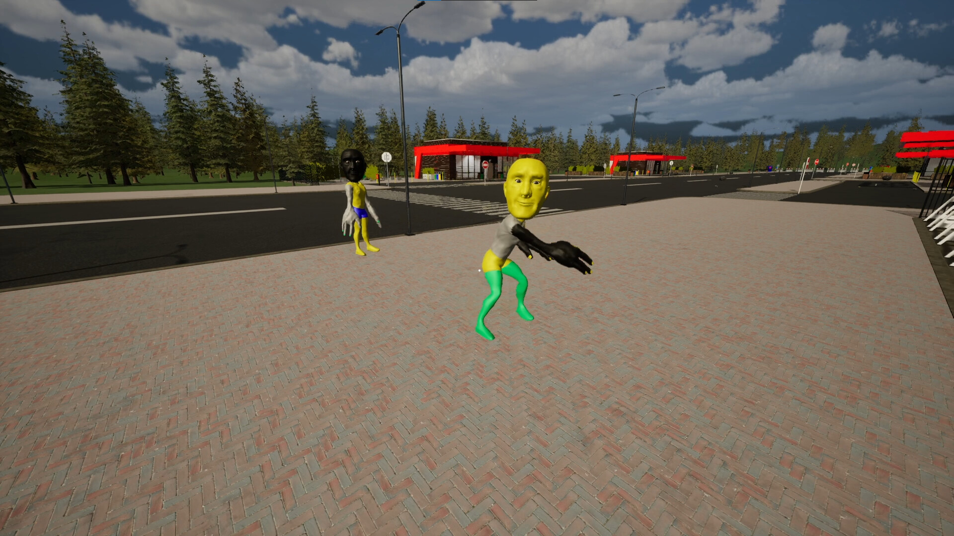Crazy Road Shop Wars screenshot 2