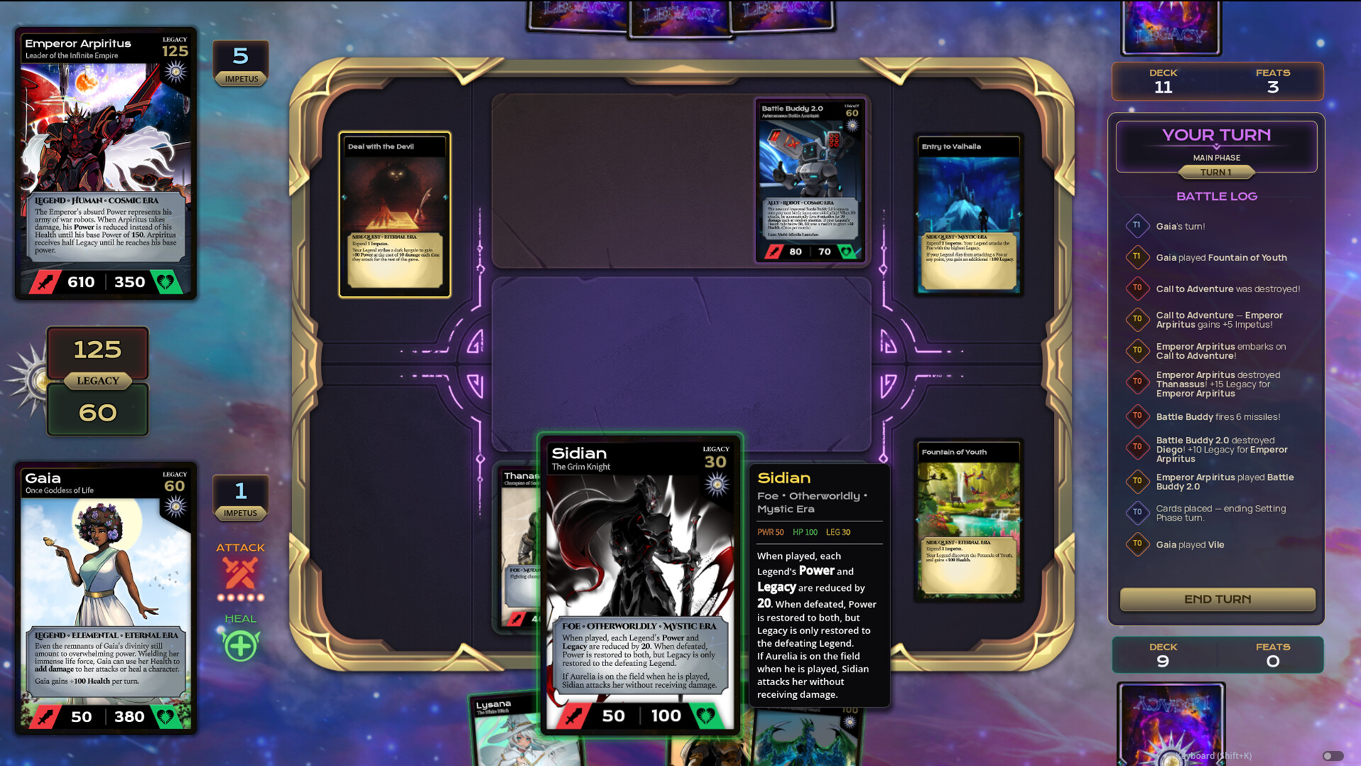 Legacy: The Card Game trailer