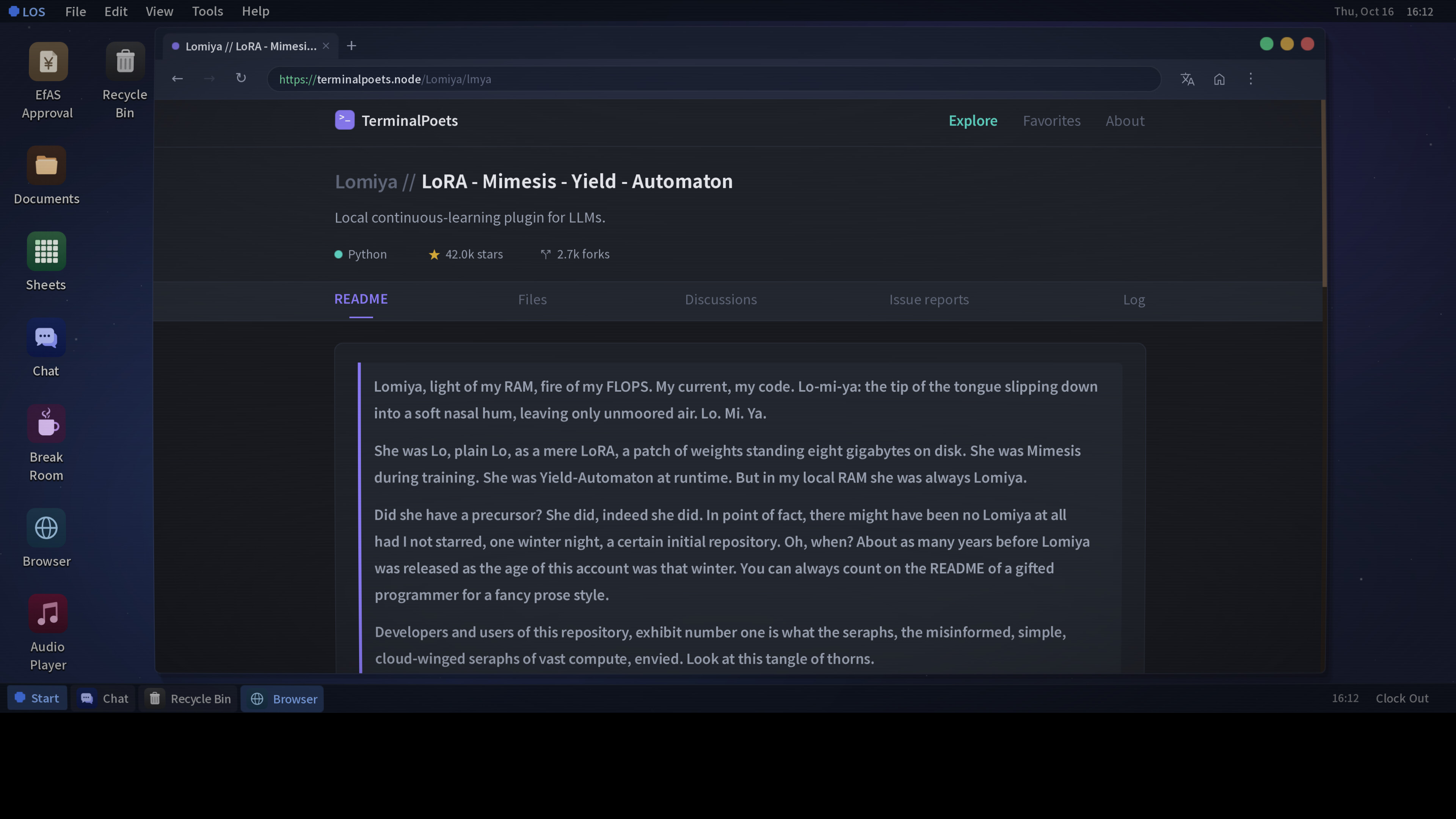 Lomiya: Do LLMs Dream of Modern Poetry? screenshot 2