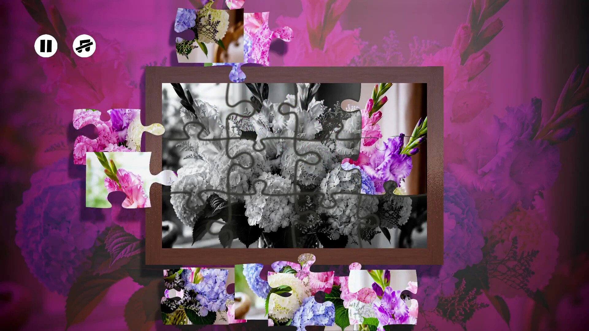 Puzzles Flowers screenshot 3