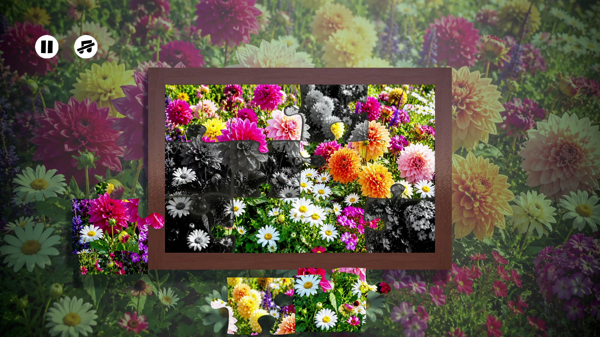 Puzzles Flowers screenshot 5