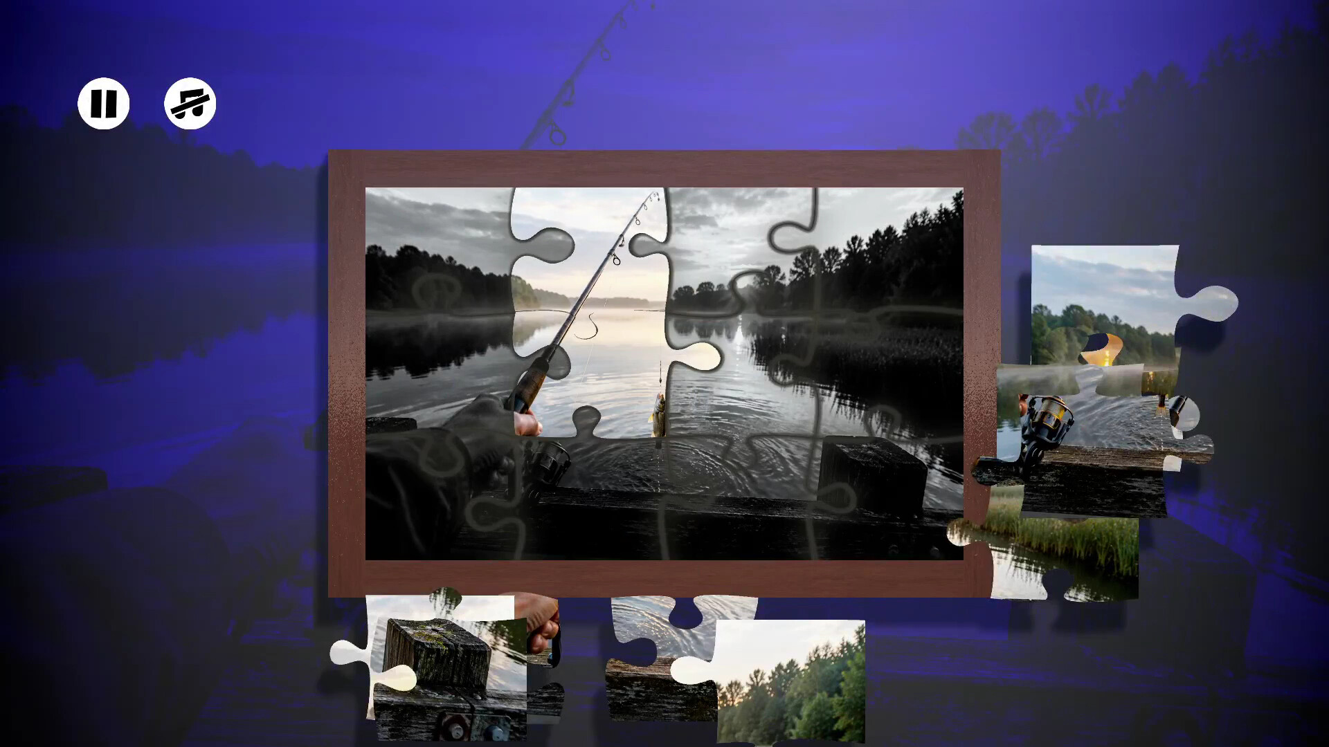 Puzzles Fishing trailer