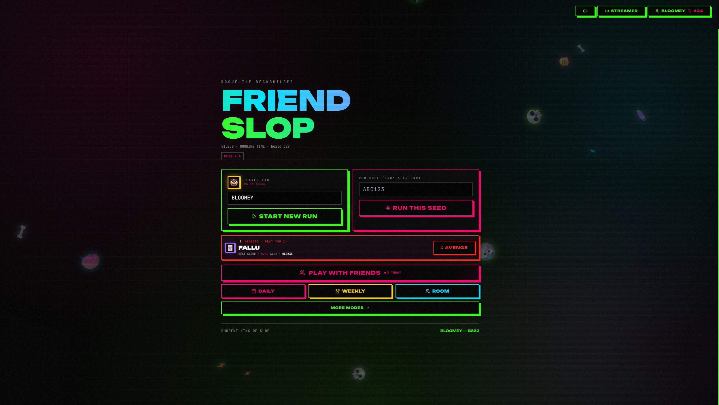 Friend Slop trailer
