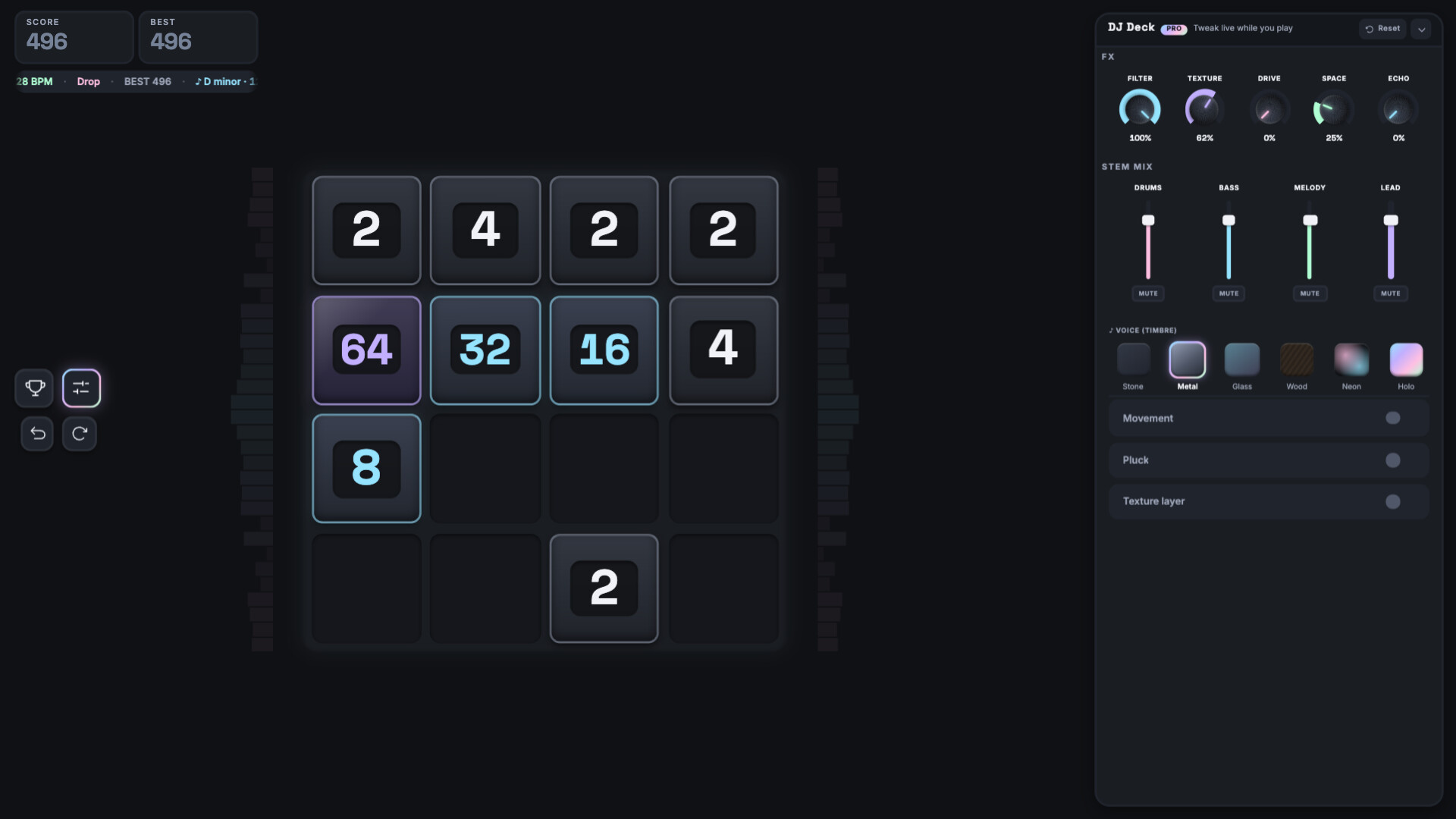 Rythix 2048 screenshot 4