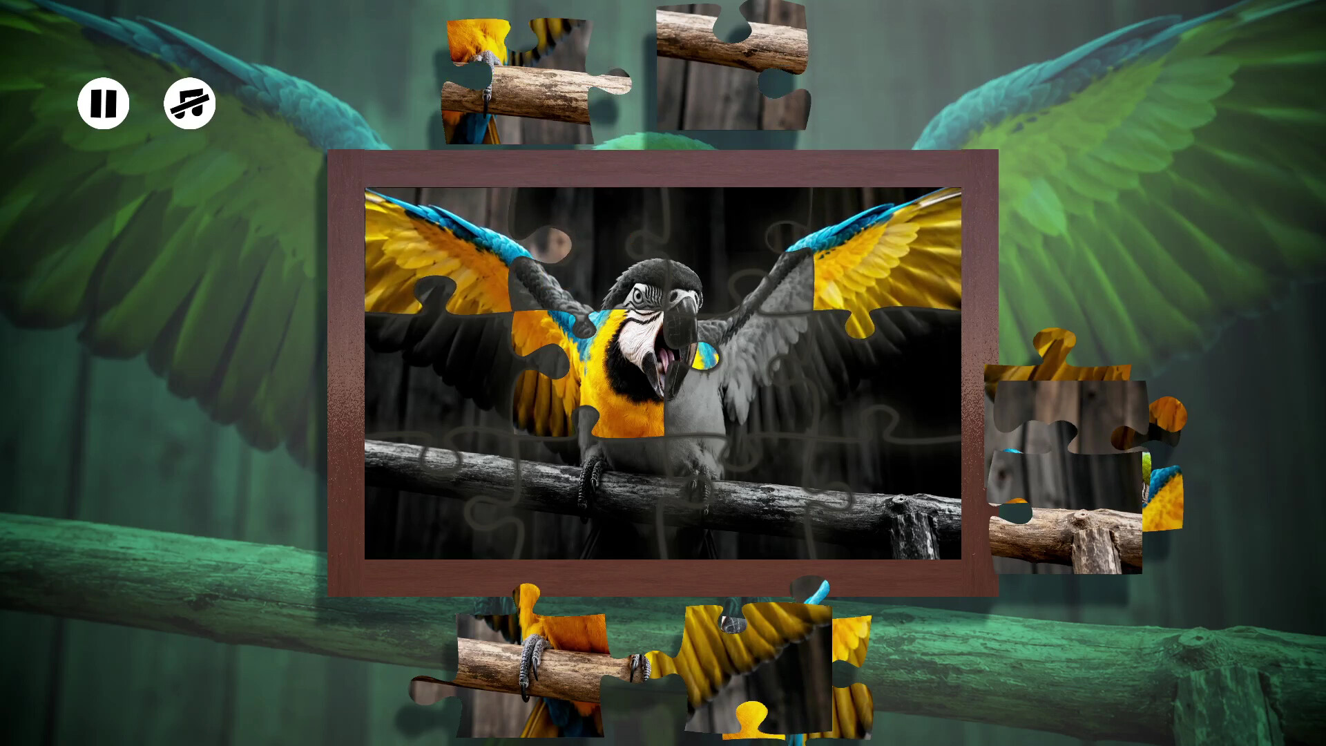 Puzzles Parrots screenshot 3
