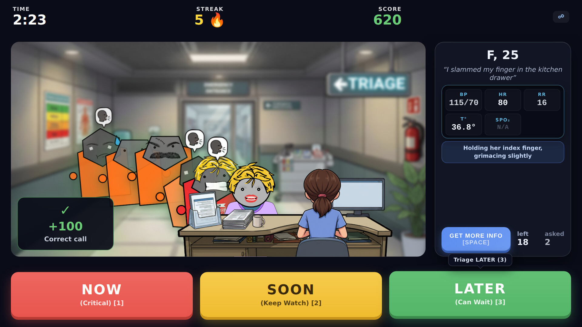 Hot Seat Triage screenshot 2