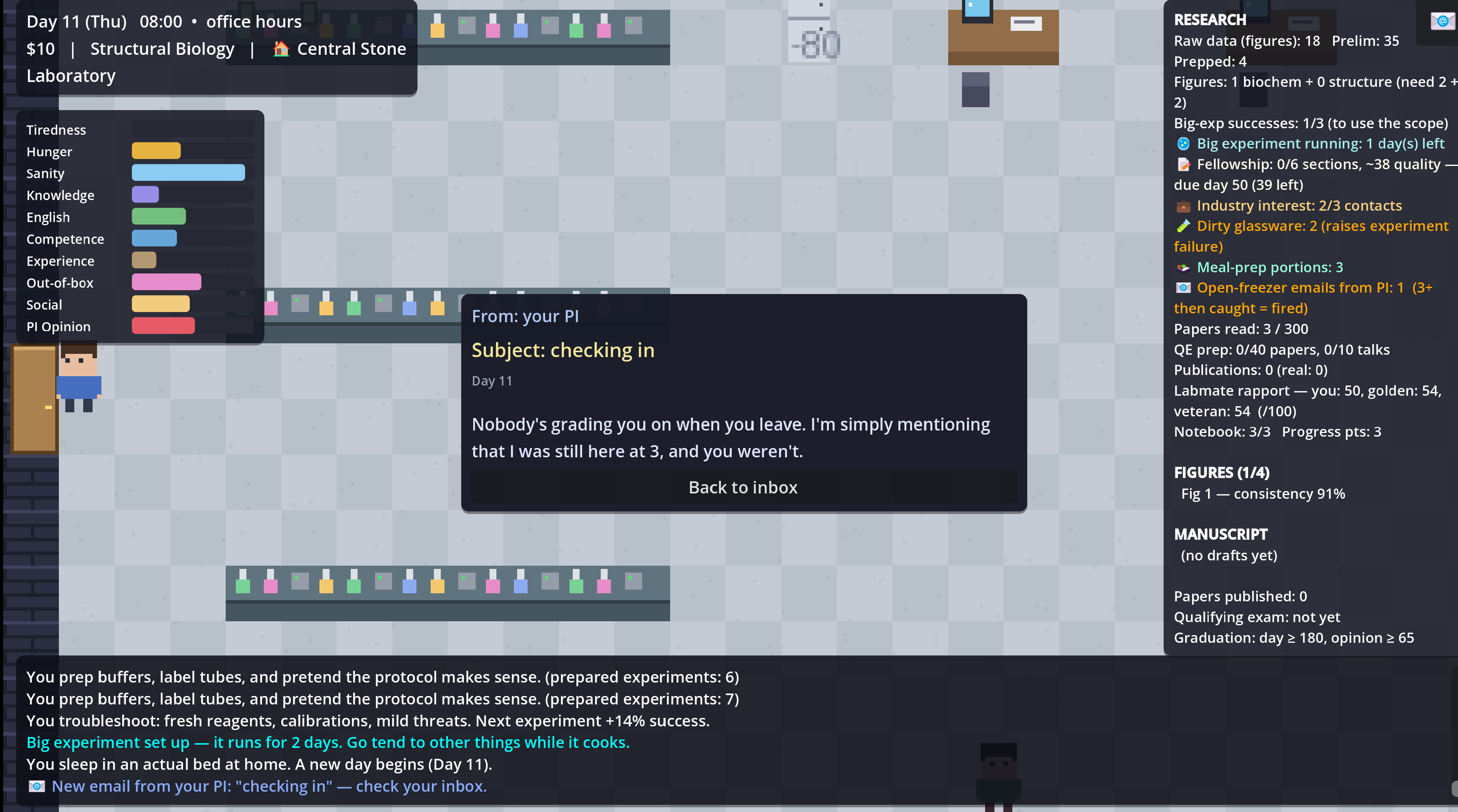 A PhD Simulator - Publish & Perish trailer