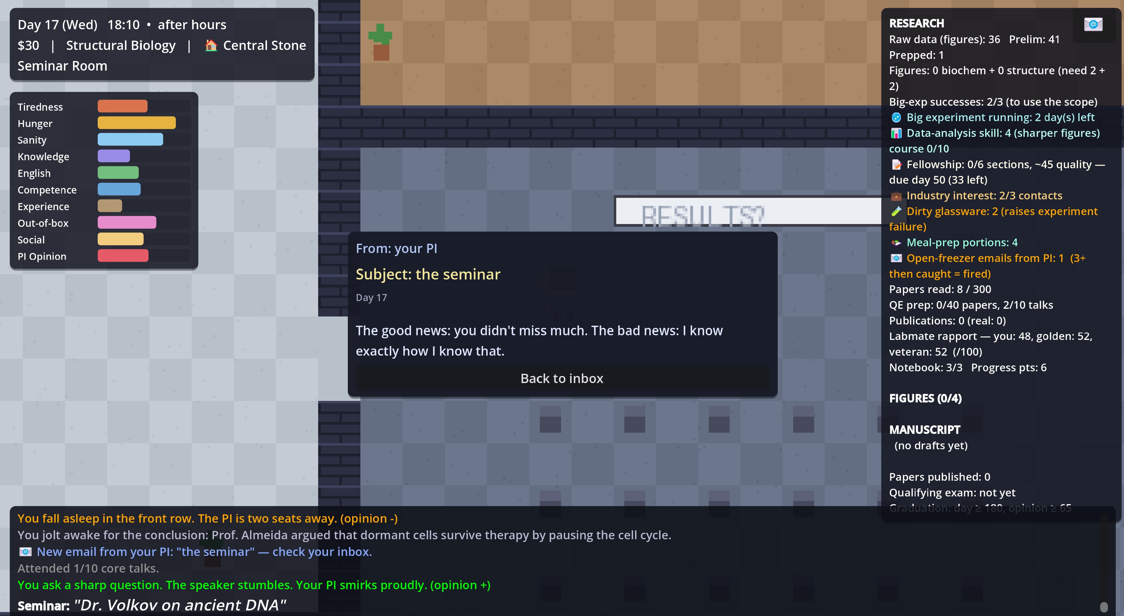 A PhD Simulator - Publish & Perish screenshot 4