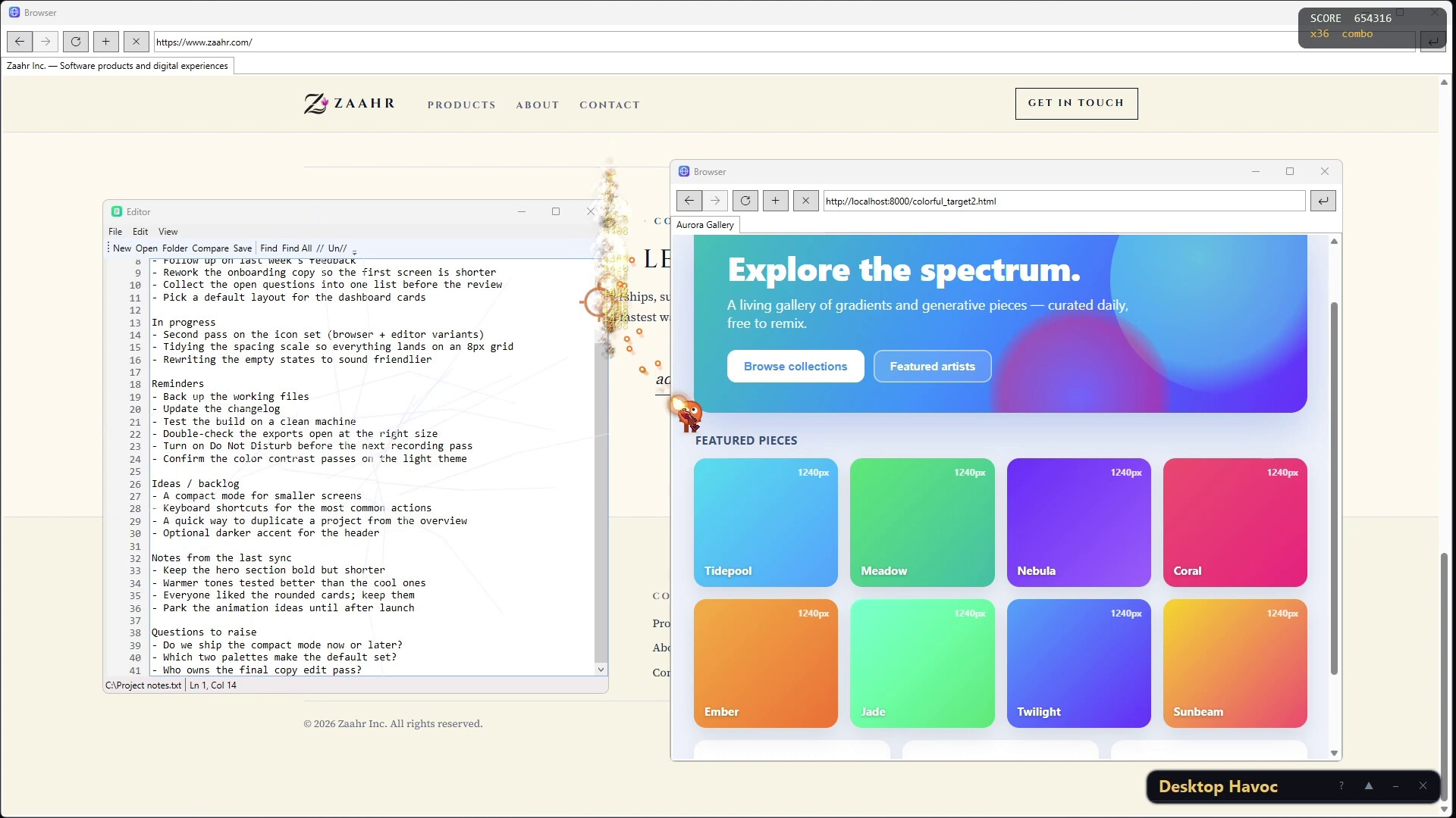 Desktop Havoc screenshot 3