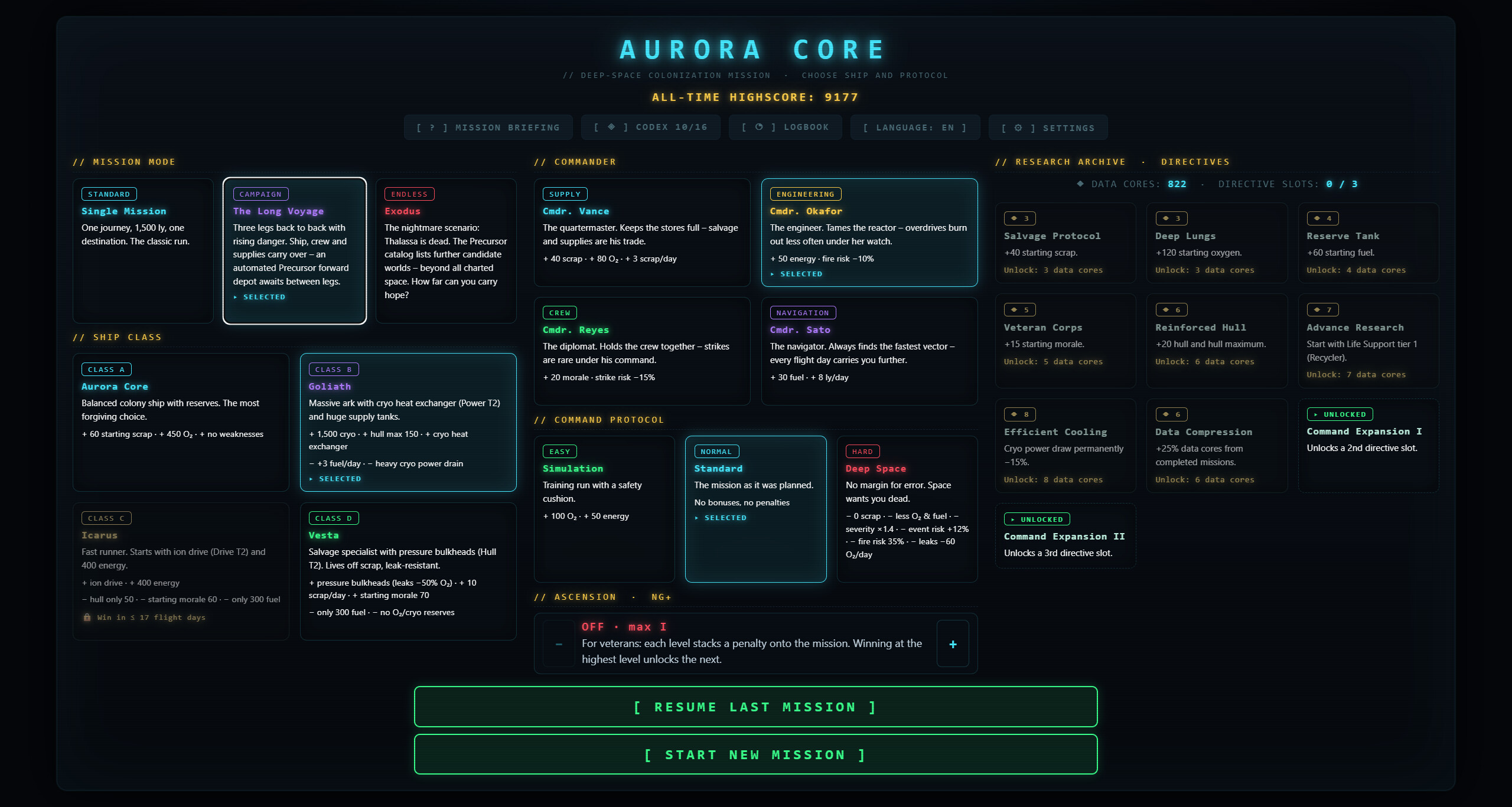 Aurora Core screenshot 2