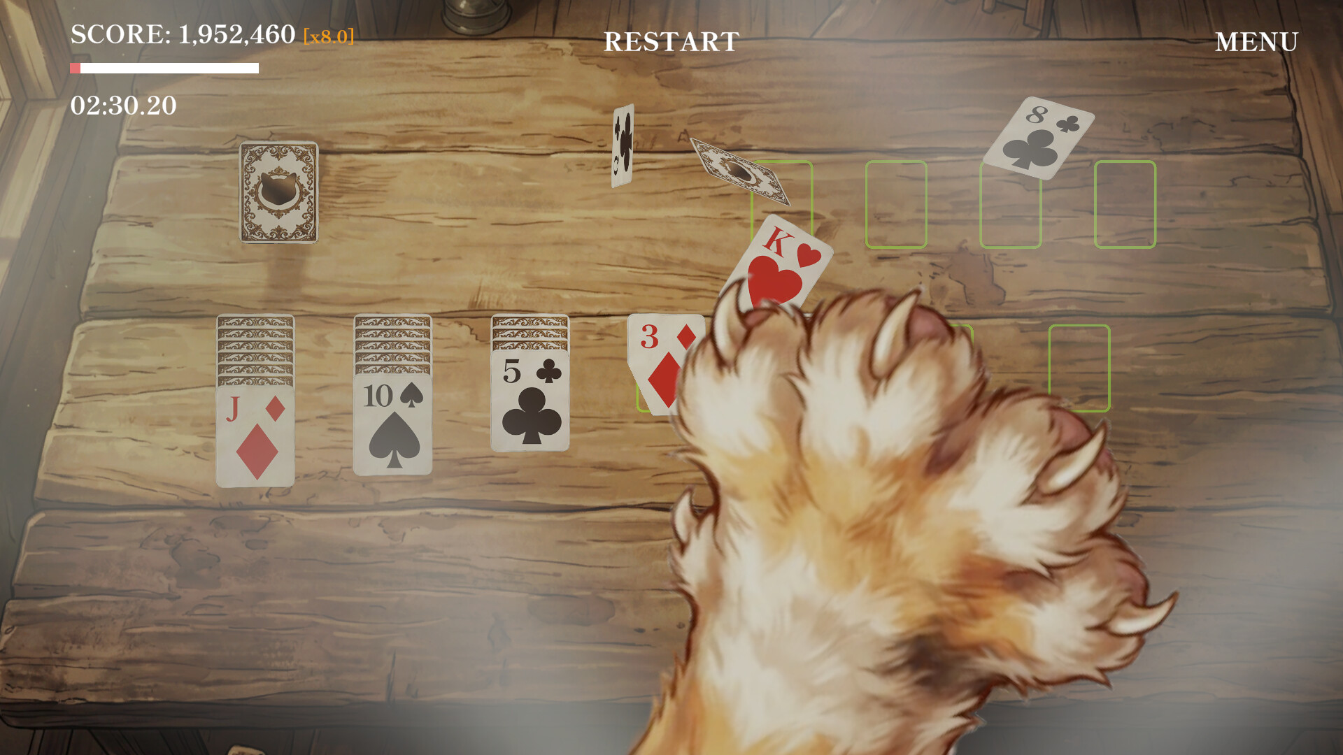 WIND CAT SOLITAIRE screenshot 5