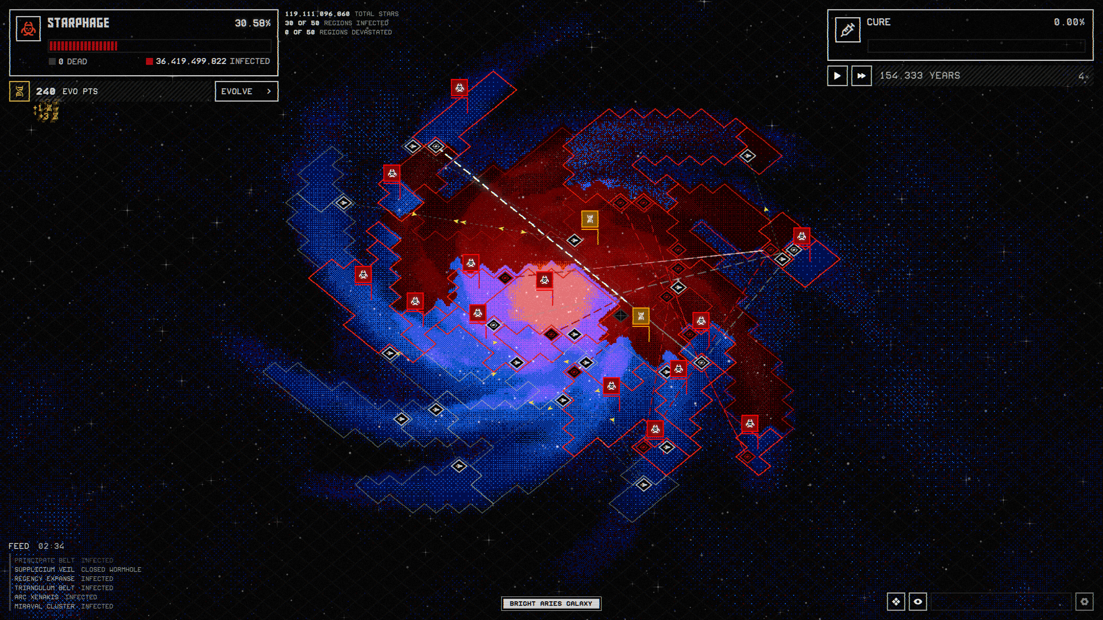 STARPHAGE: Galactic Plague Simulator screenshot 3