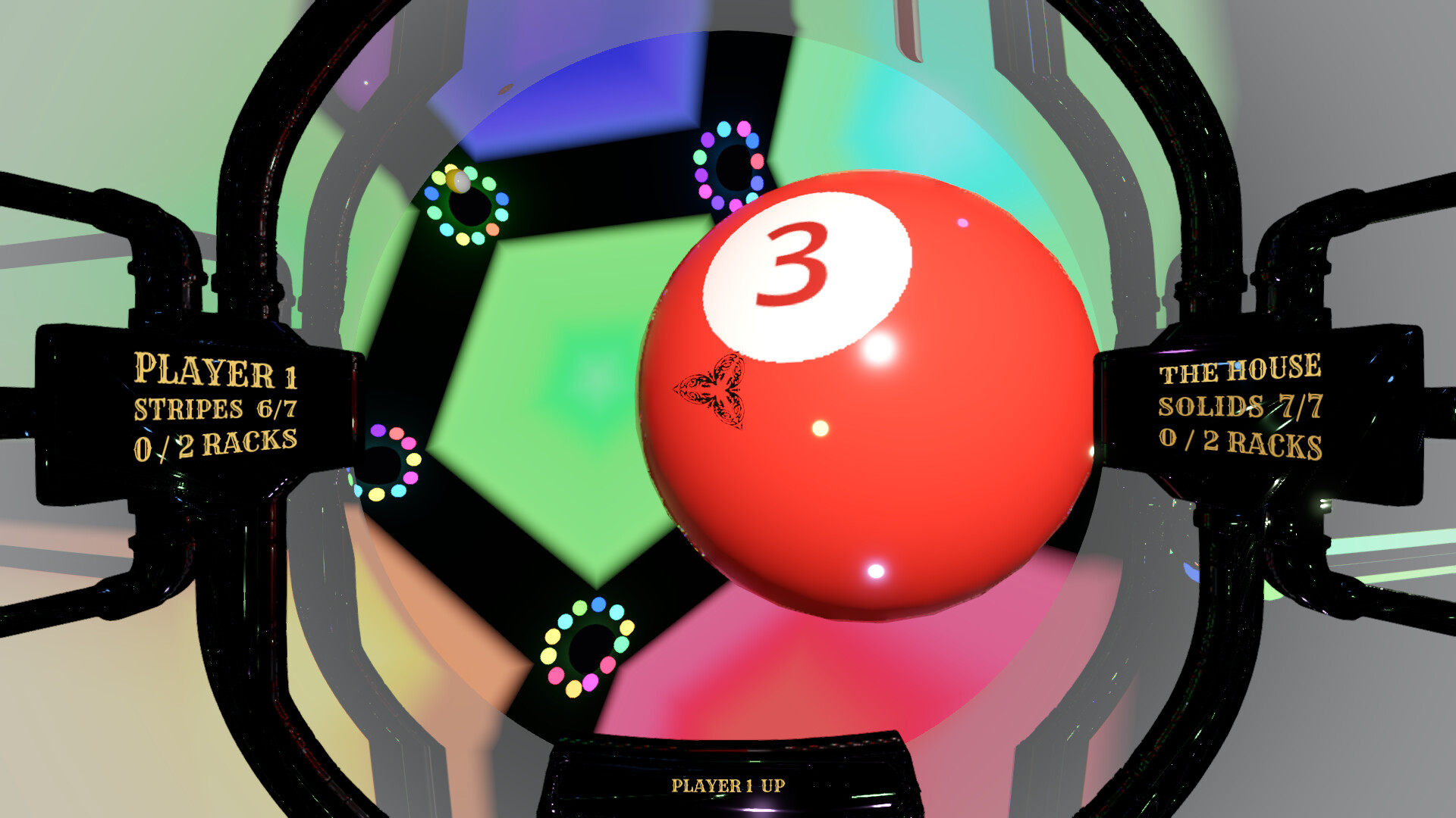 3D Bumper Billiards trailer