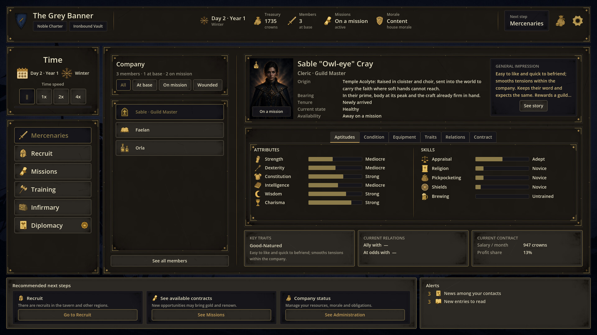 Mercenary Guild Manager trailer