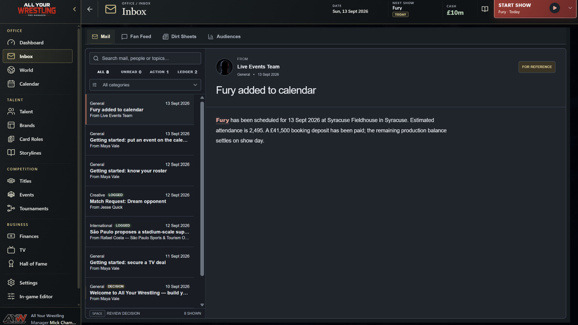 All Your Wrestling Pro Manager screenshot 4