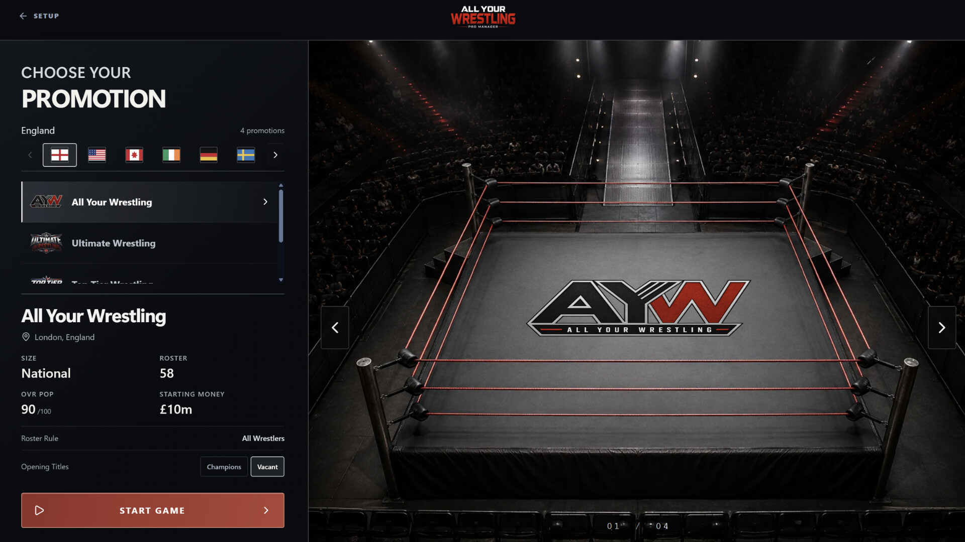 All Your Wrestling Pro Manager screenshot 2