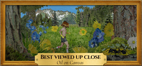 Best Viewed Up Close: Oil on Canvas