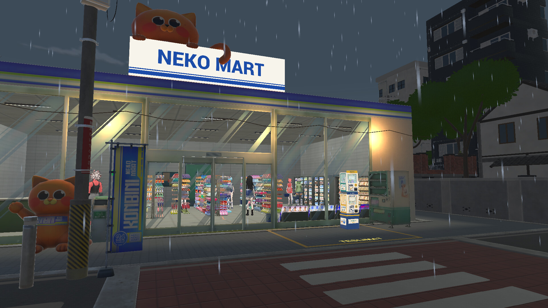 Neko Mart: Supermarket Simulator screenshot 1