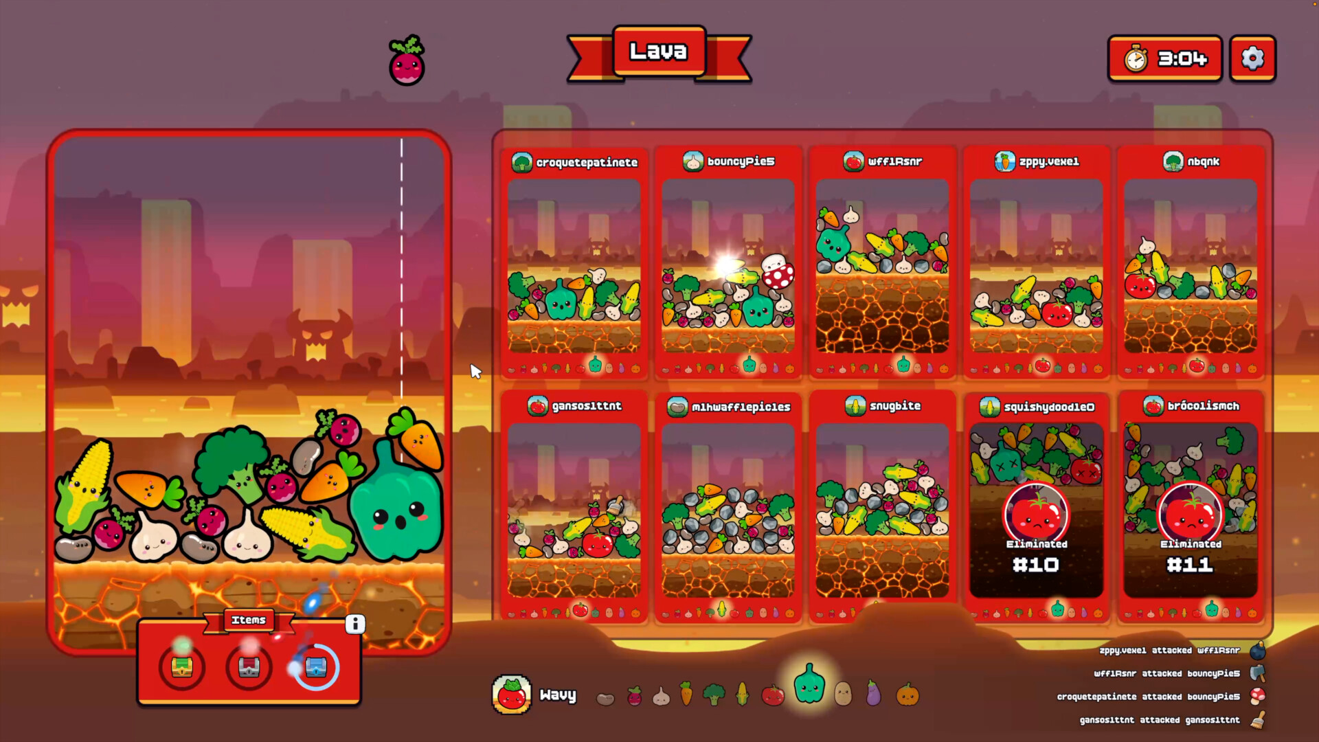 Veggie Stack Battle Royale screenshot 2