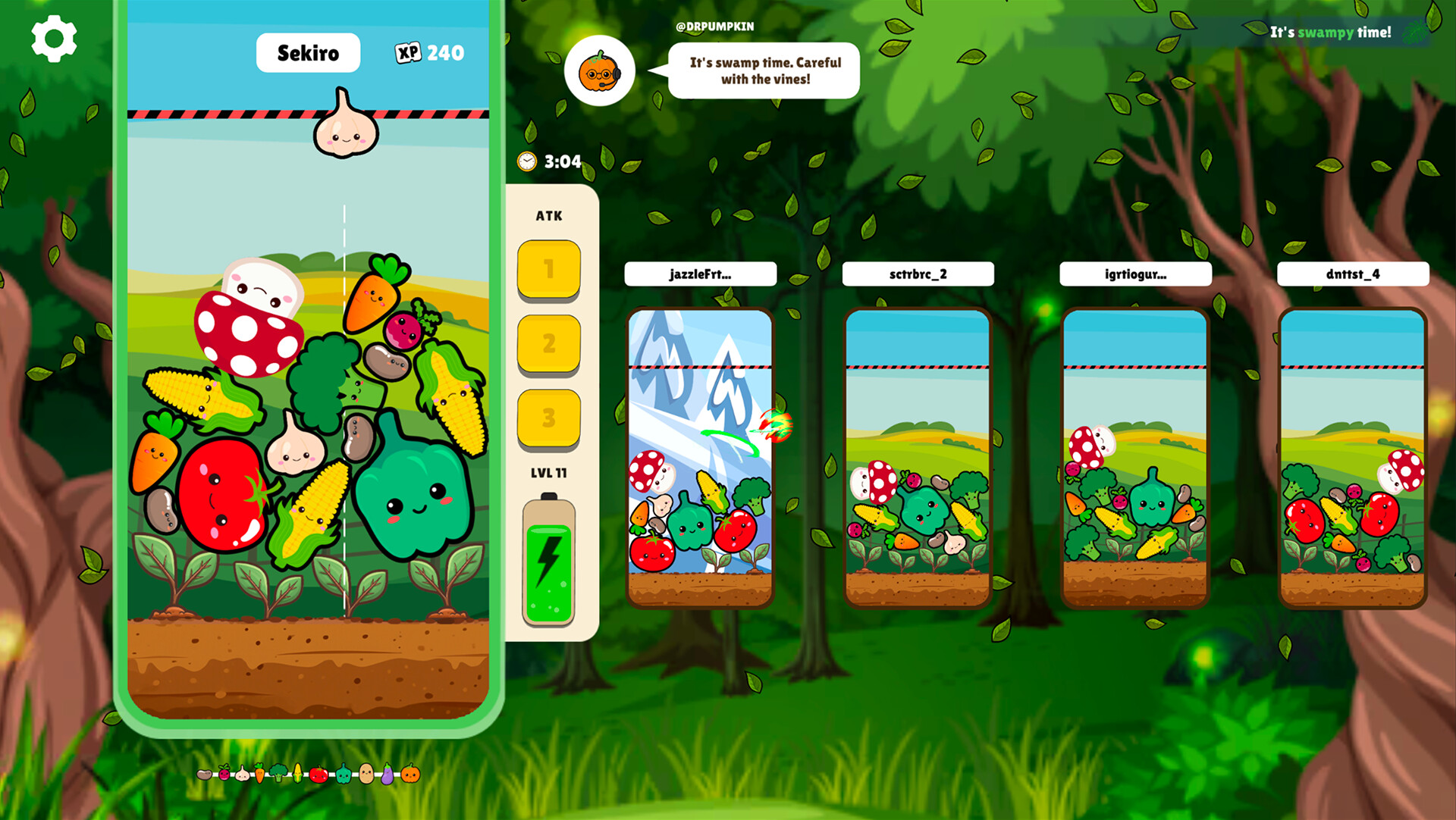 Veggie Stack Battle Royale screenshot 2