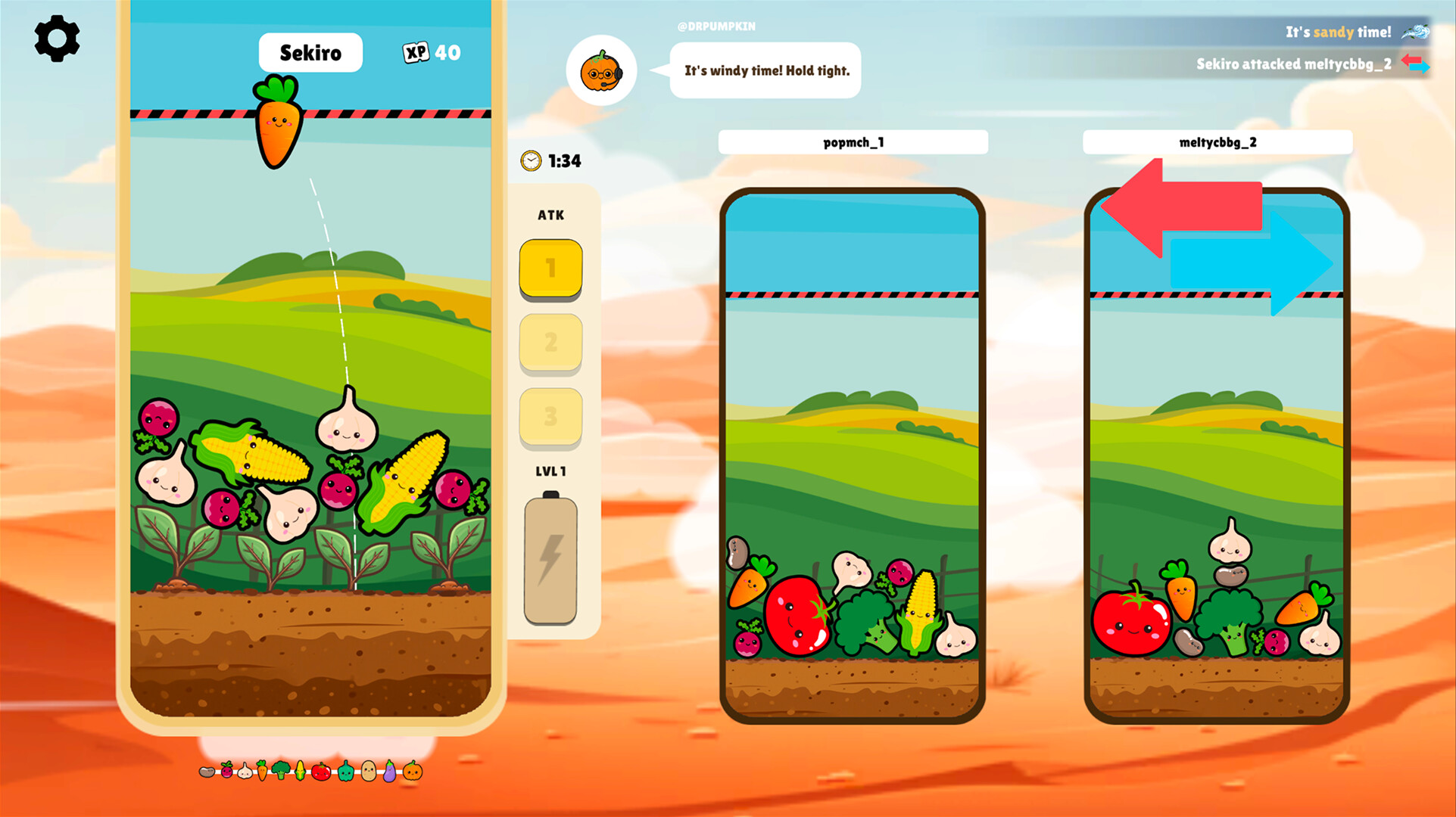 Veggie Stack Battle Royale screenshot 4