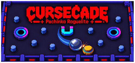 Cover art from CURSECADE: Pachinko Roguelite