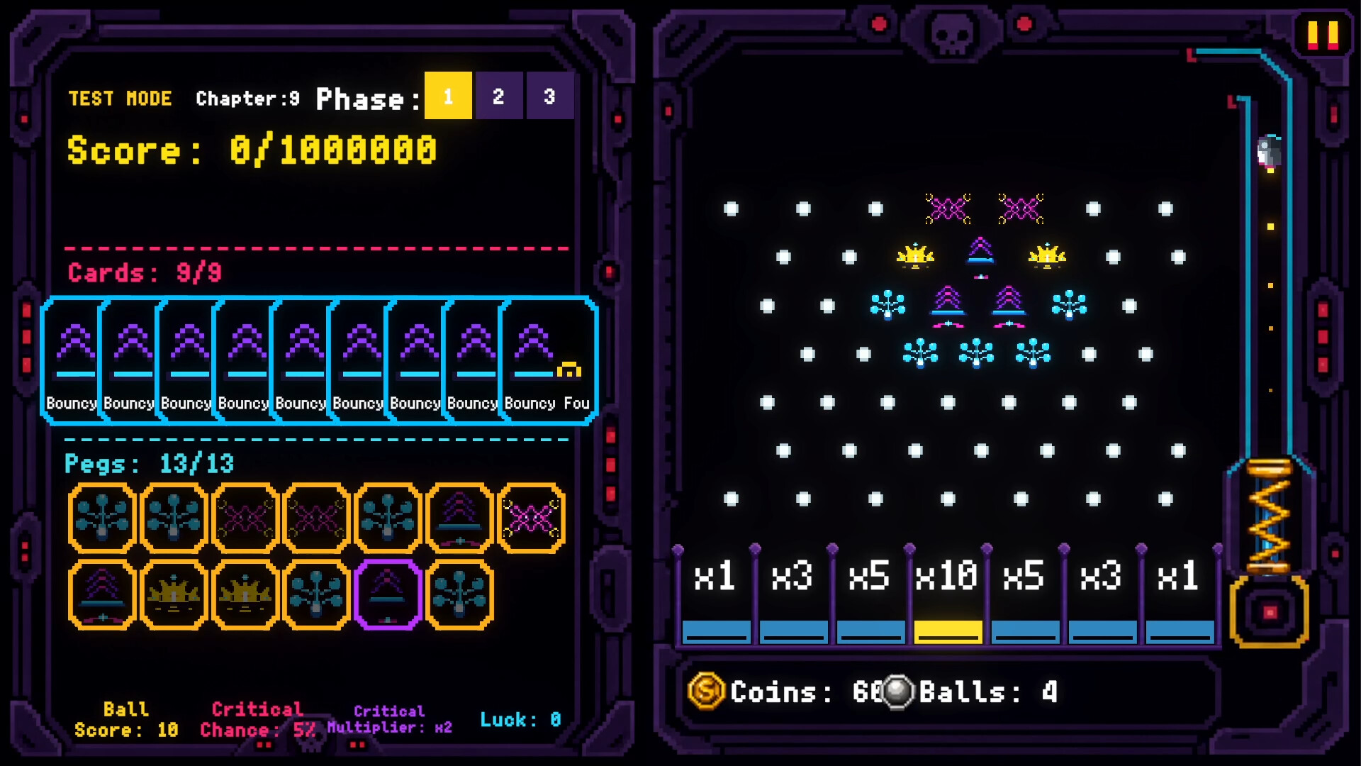 CURSECADE: Pachinko Roguelite screenshot 2