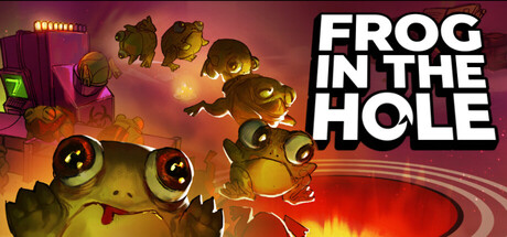 Cover art from FROG IN THE HOLE!