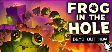 Cover art from FROG IN THE HOLE!