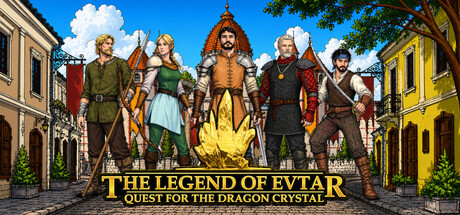 Cover art from The Legend of Evtar: Quest for the Dragon Crystal