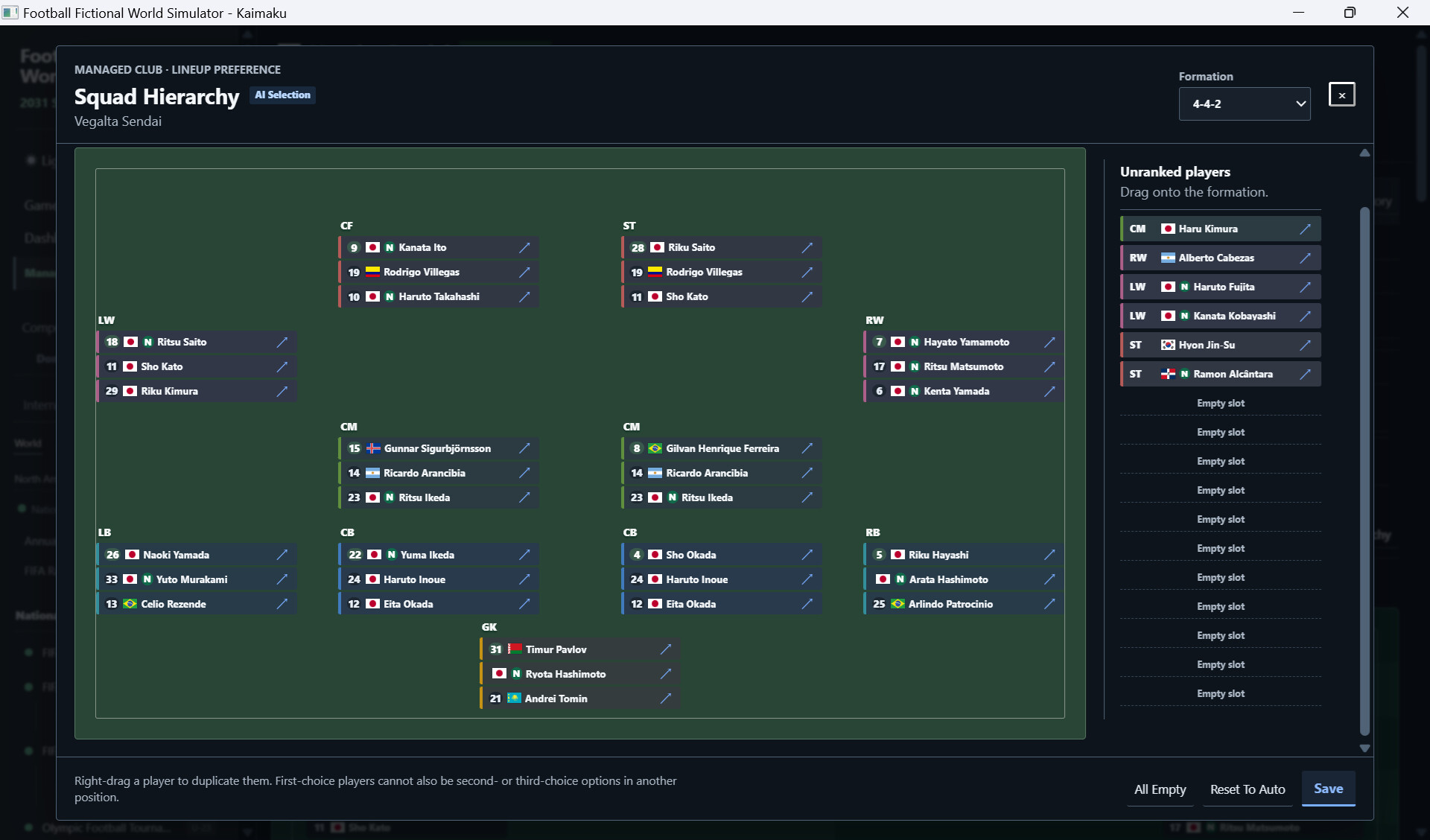 Football Fictional World Simulator screenshot 3