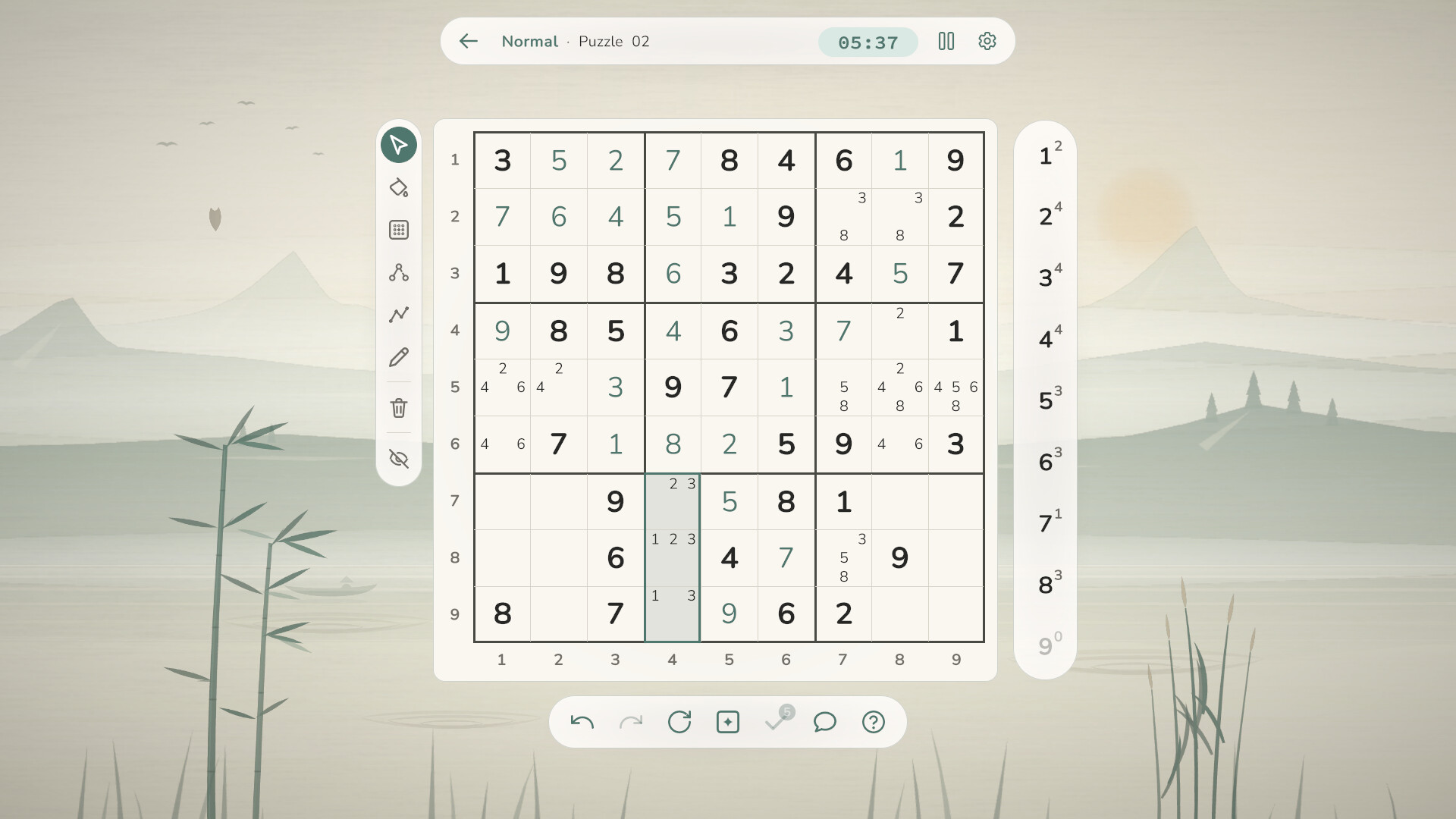 Sudoku screenshot 2