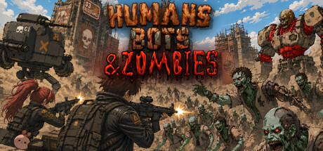 Cover art from Humans Bots & Zombies