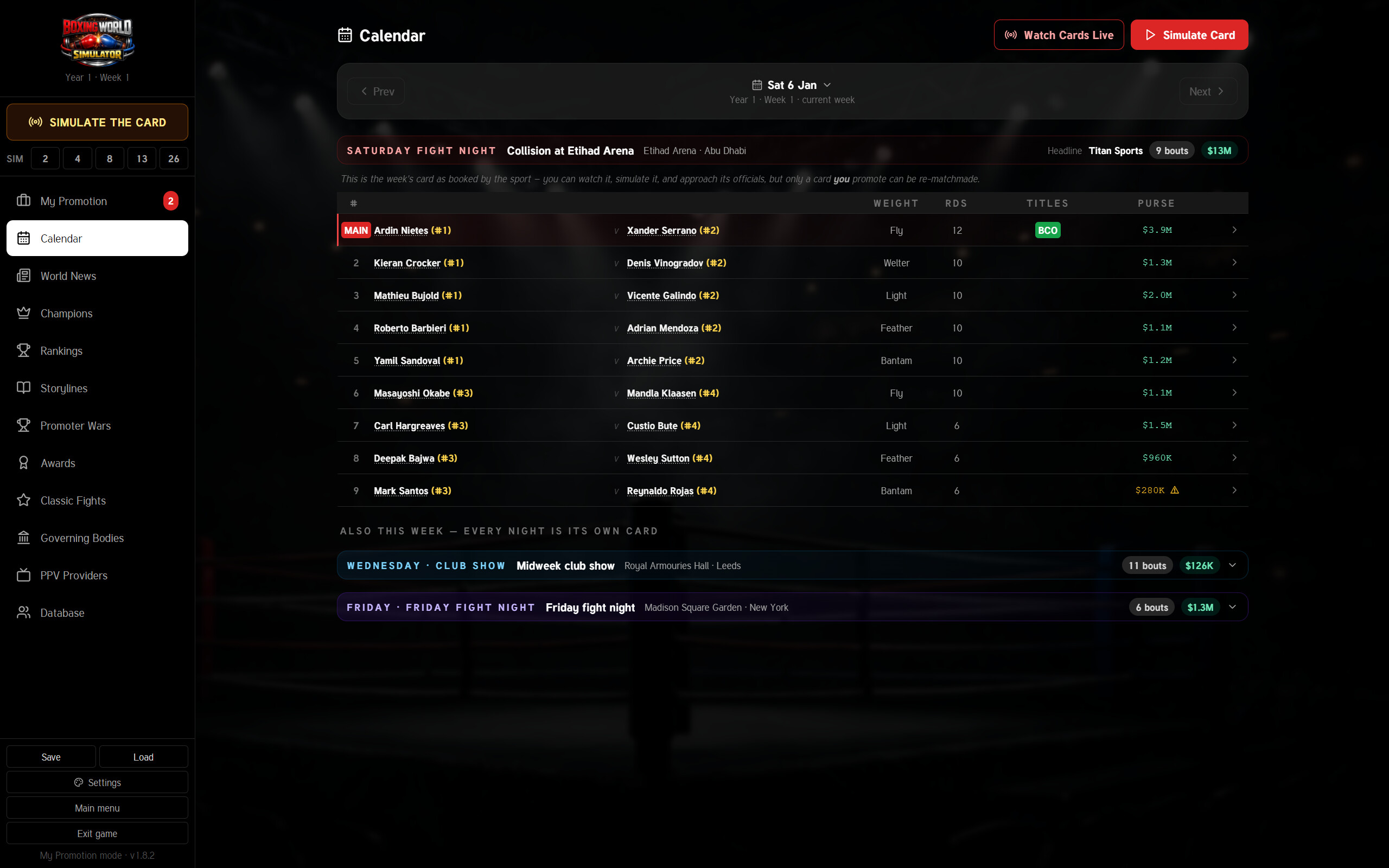 Boxing World Simulator screenshot 5
